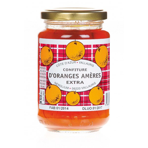 Bitter orange marmelade of Vallauris 450 gr