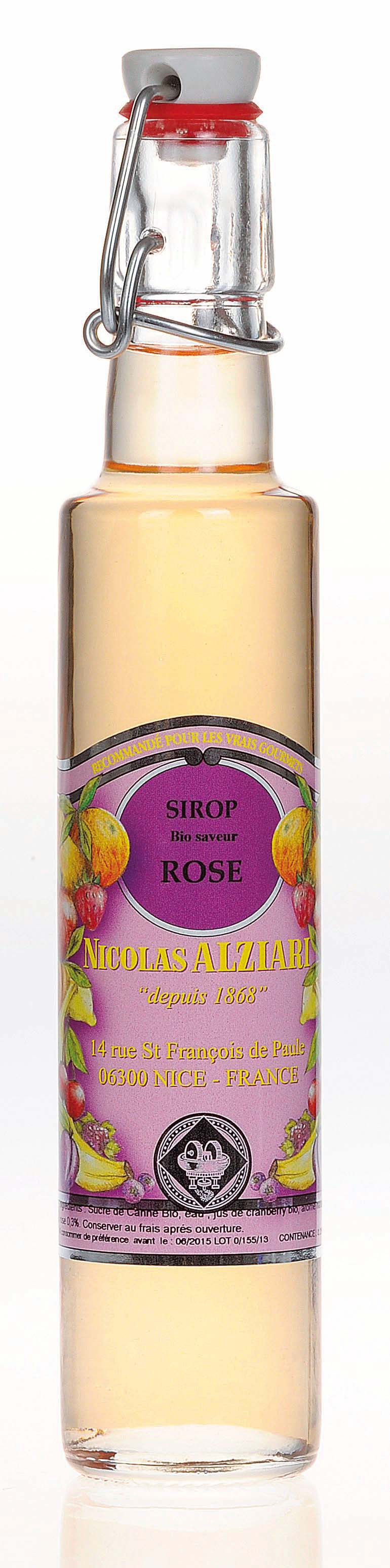 organic Rose syrup 25 cl